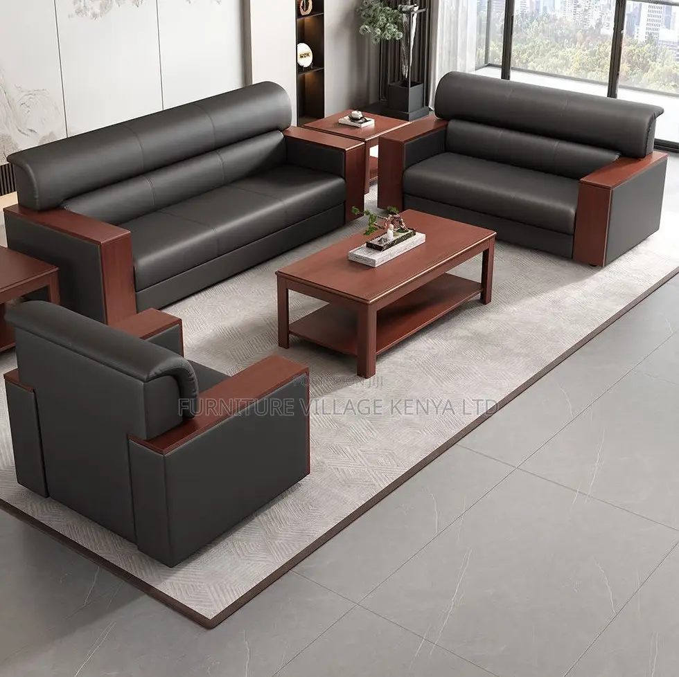 Luxury Modern Leather Office Sofa