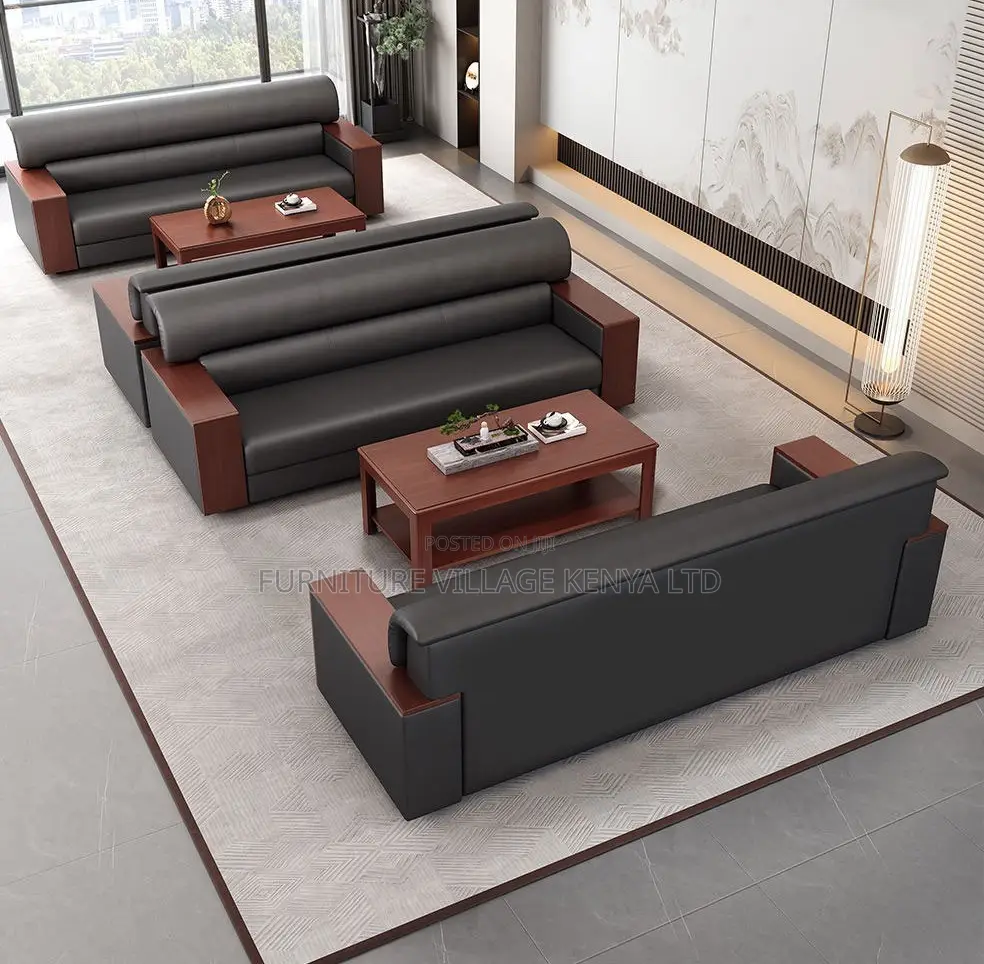 Luxury Modern Leather Office Sofa