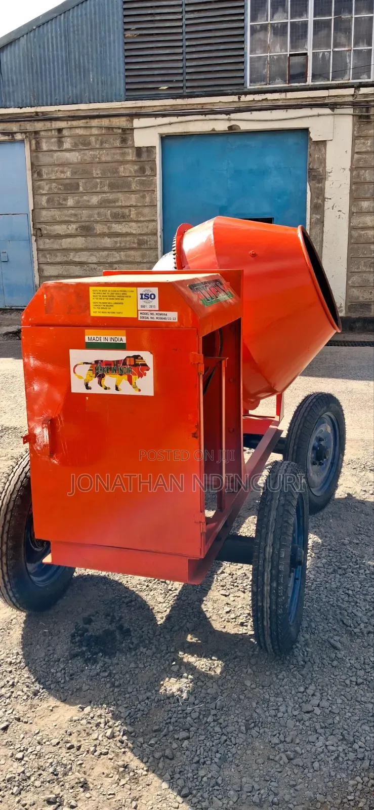 Diesel Concrete Mixer-8hp Engine