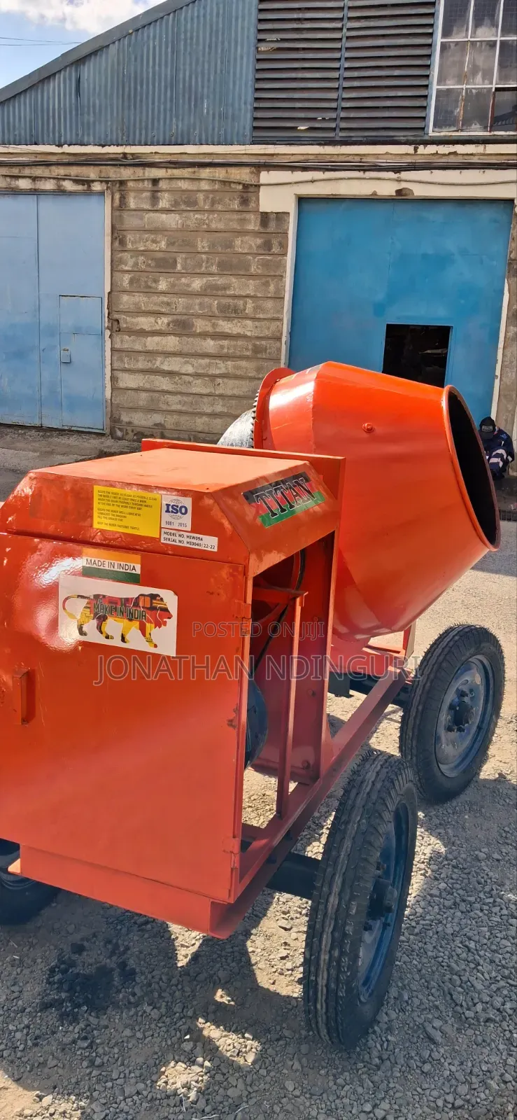 Diesel Concrete Mixer-8hp Engine
