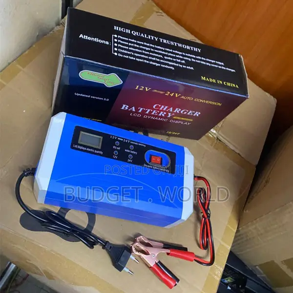 . Heavy-Duty 10a Smart Battery Charger – Reliable Charging for Multipl