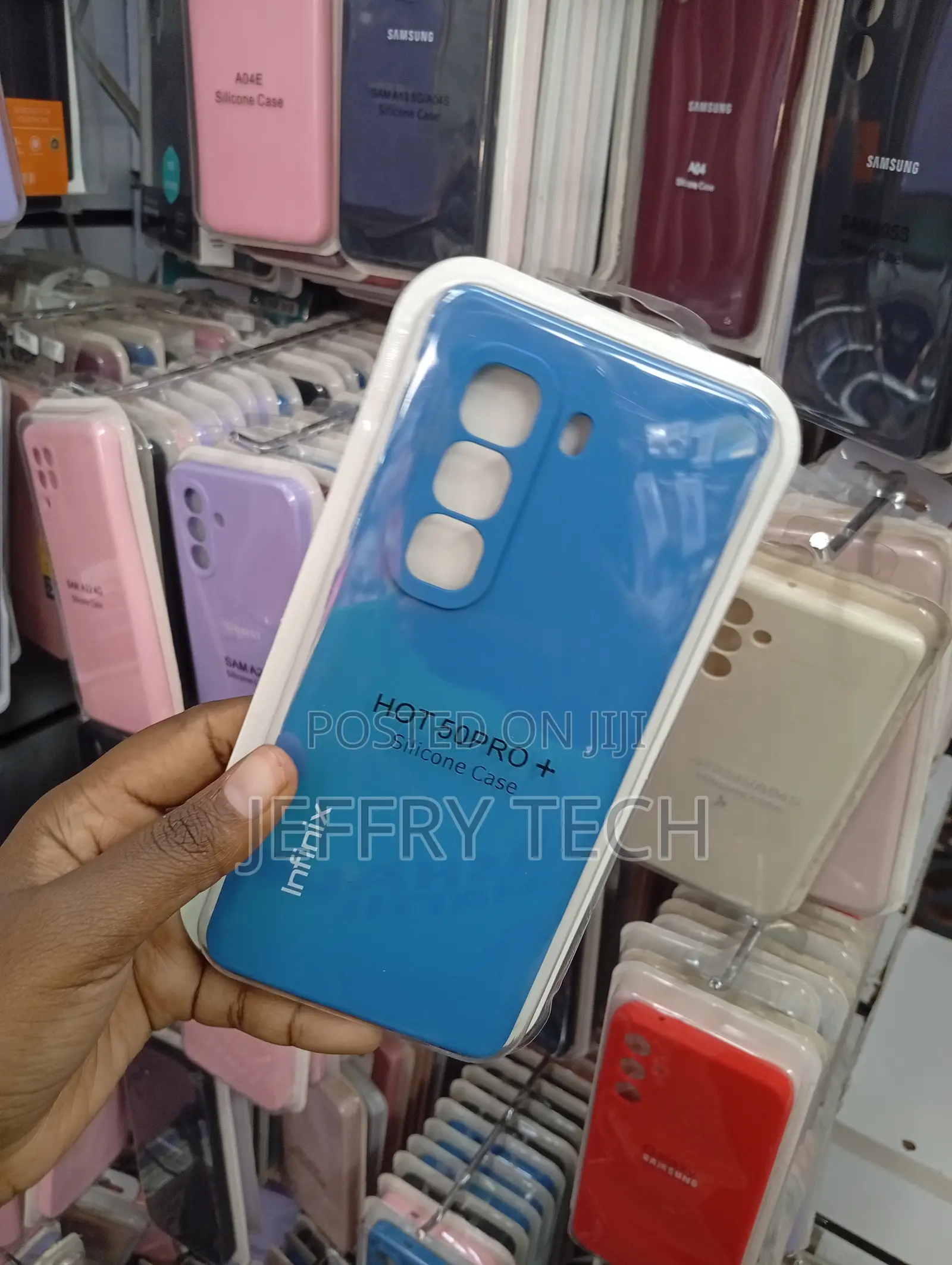 Infinix Hot 50 Pro+ Slim Liquid Silicone Soft Rubber Case