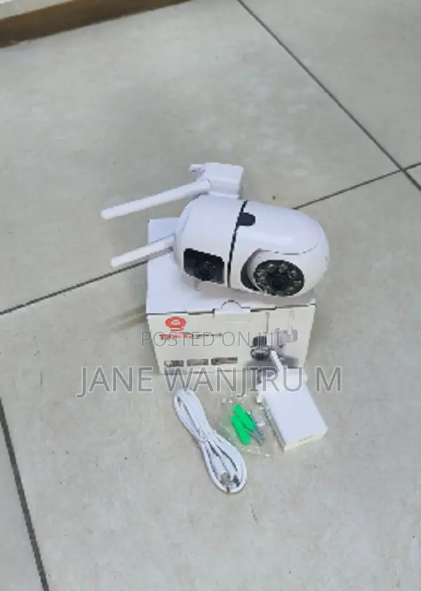 New *Smart Wall Mount Wifi Camera With Dual Lens PTZ Control