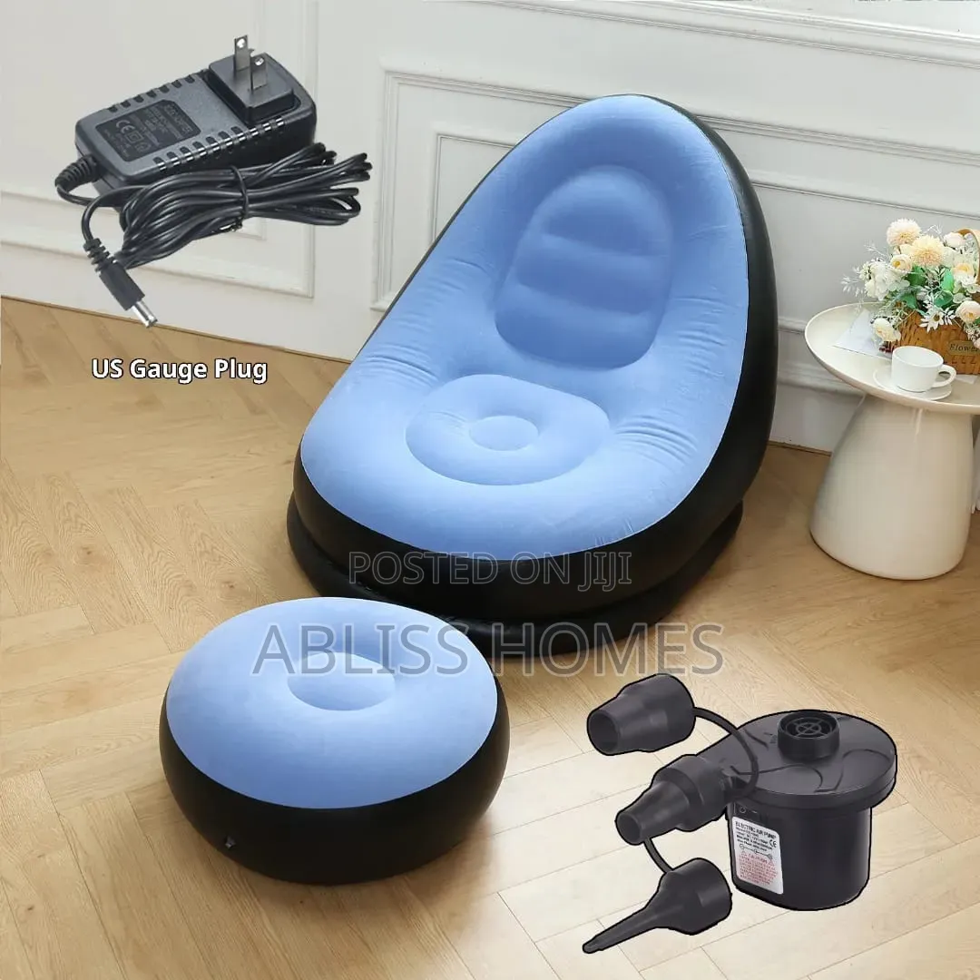 Inflatable Lazy Sofa With Footrest