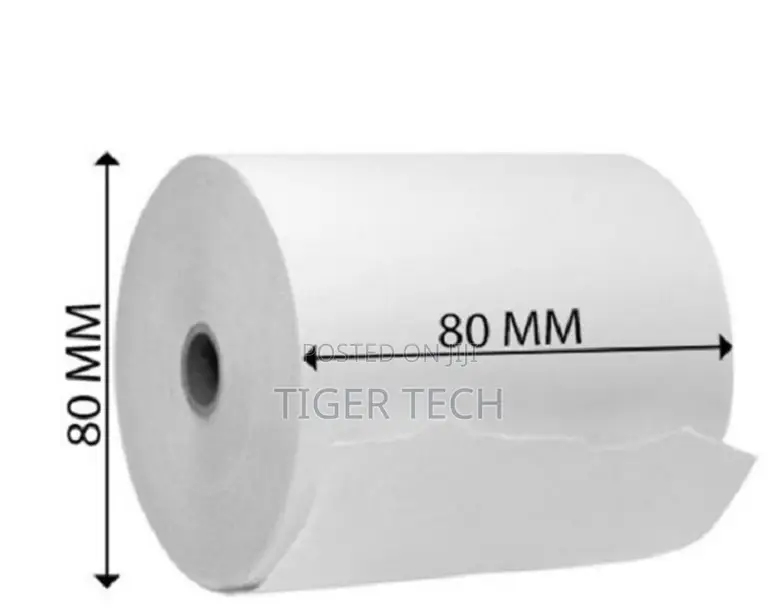 Thermal Paper Roll 80 Mm X 80 Mm for Sharp, Legible Printing