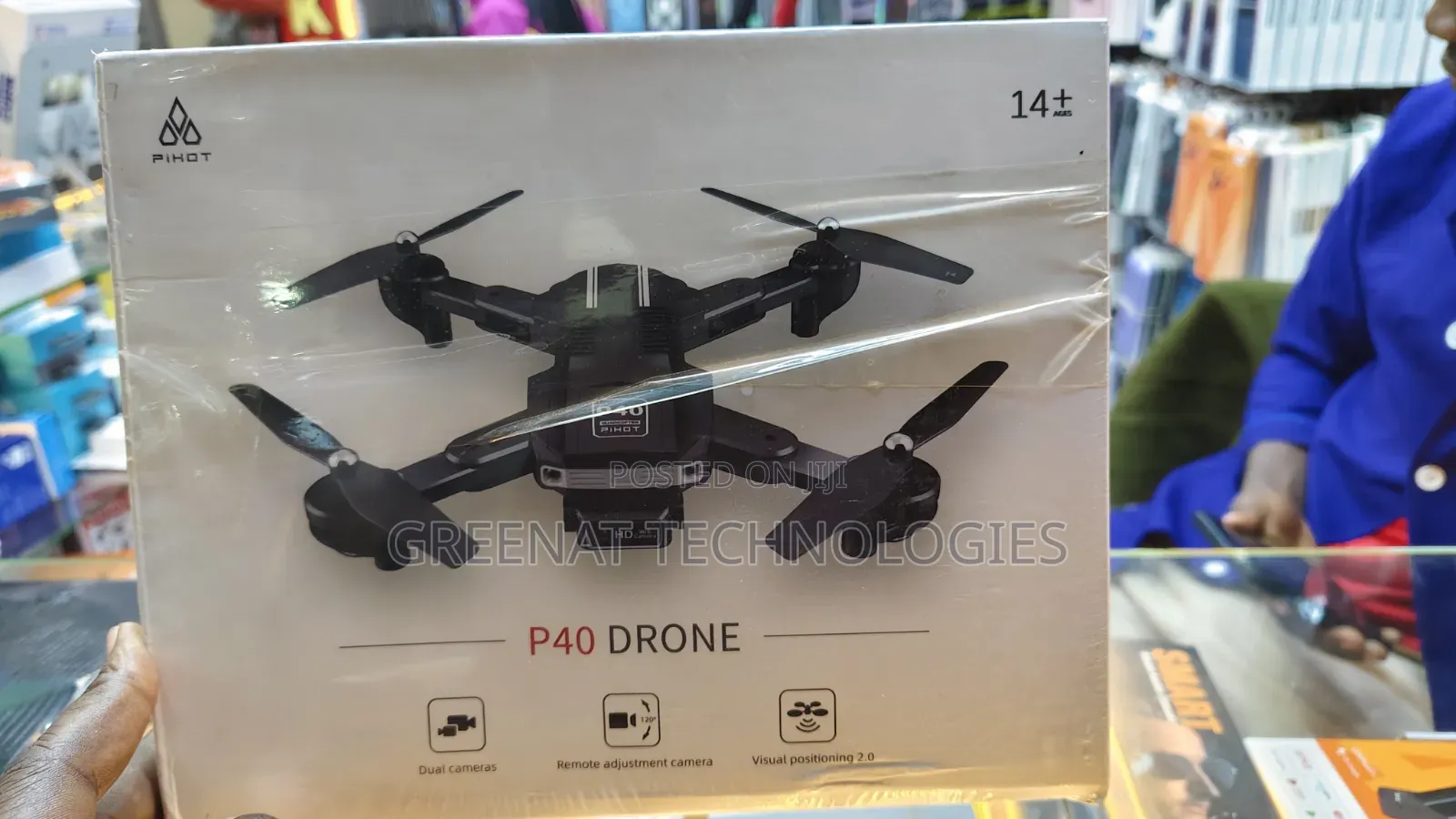 Pihot P40 Plus Drone With Two Cameras