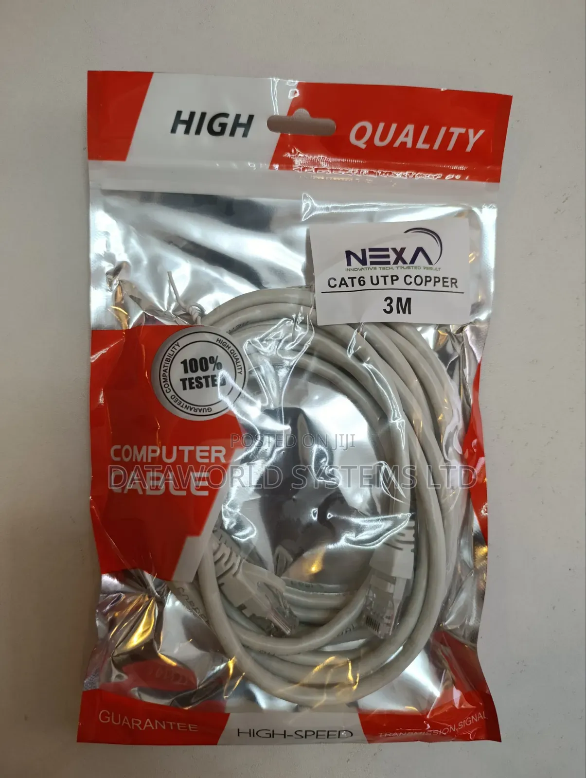Nexa Cat Utp Full Copper Patch Cord 3m