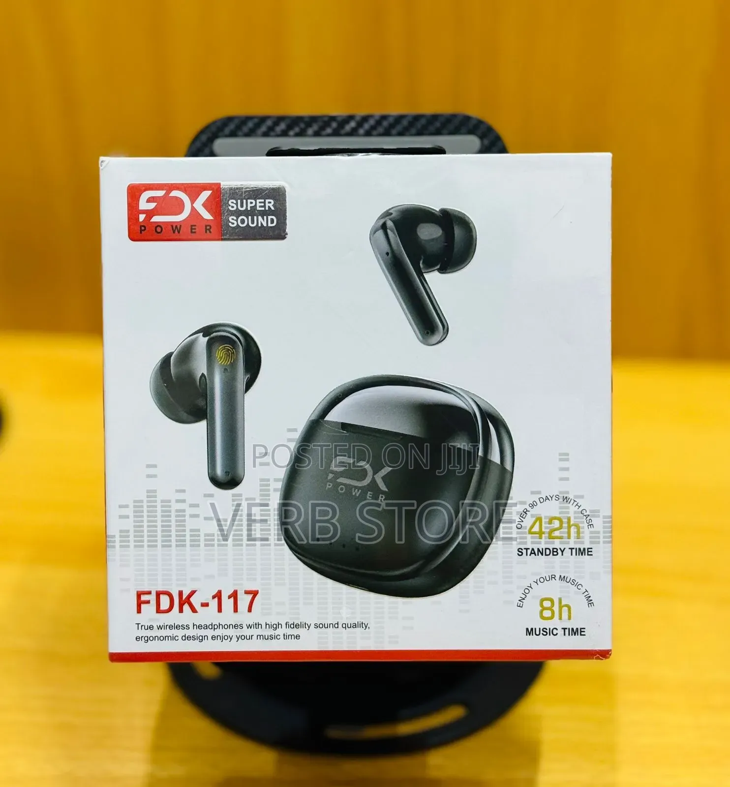 FDK Earpods High Quality Black and White Available