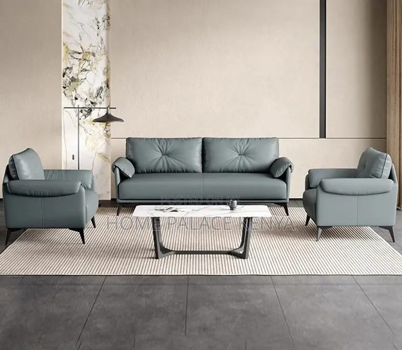 Leather Sofa: 5 Seater Living Room Sofa