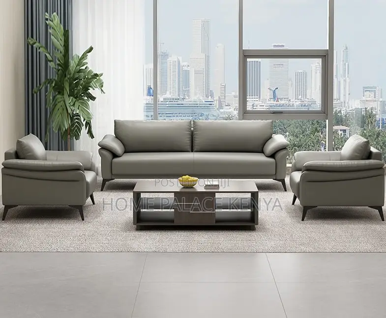 Leather Sofa: 5 Seater Living Room Sofa