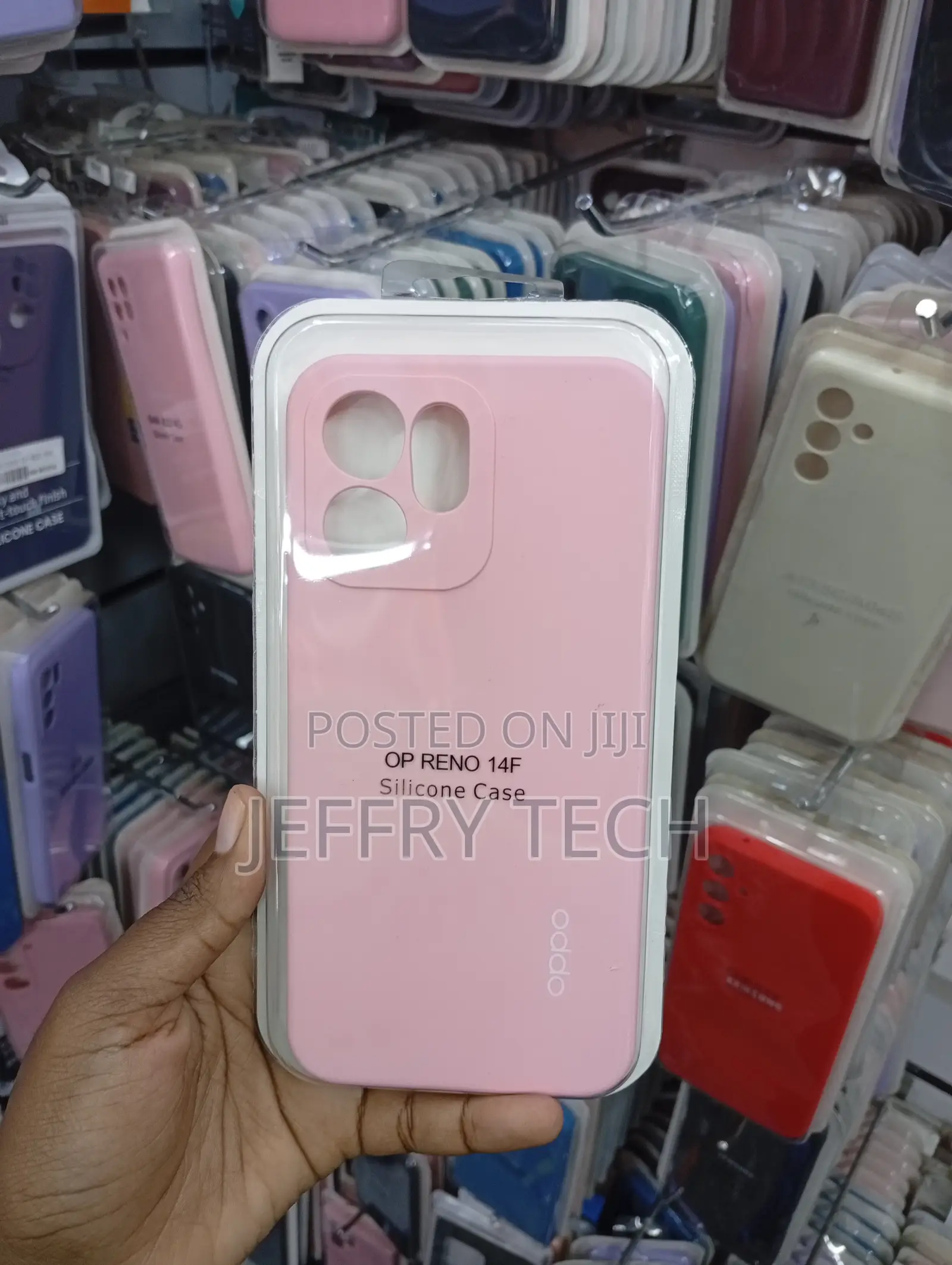 Oppo Reno 14f 5g, Featuring a Smooth Matte Pink Finish Cover