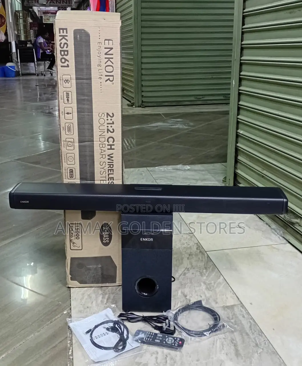 Enkor Wireless Soundbar – 15000wenkor Wireless Soundbar – 15000w