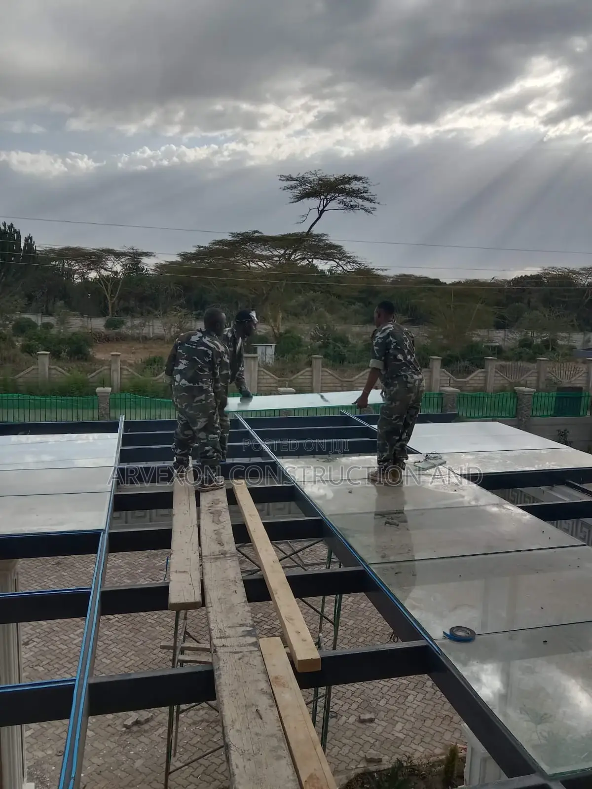 Steel and Glass Roofing
