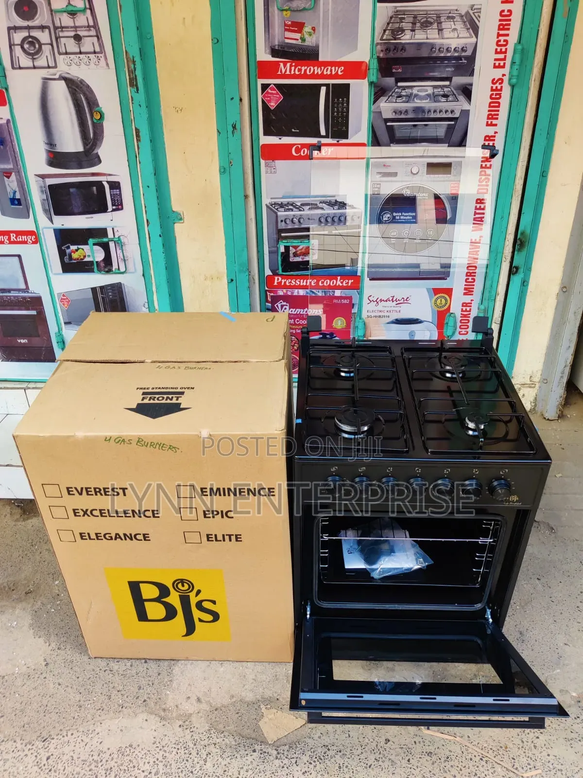 *Bjs Cooker 60×60 All Gas Electric Oven *Bj60604g –