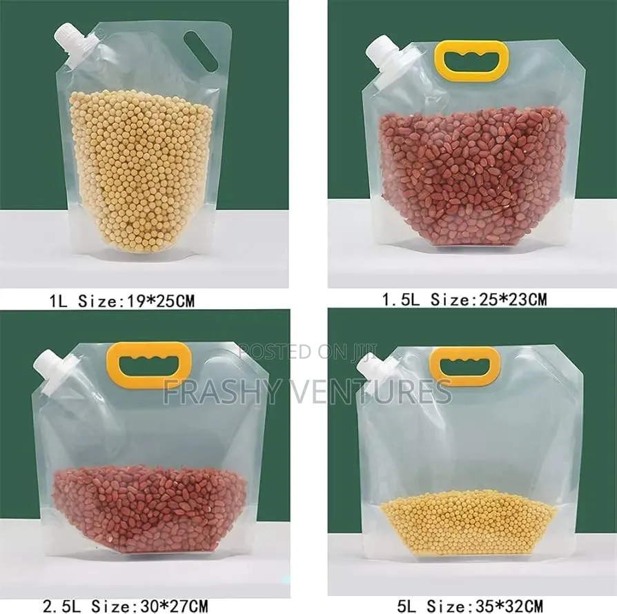 *Collapsible Cereal Storage Bottle Organizer or Cereal Container