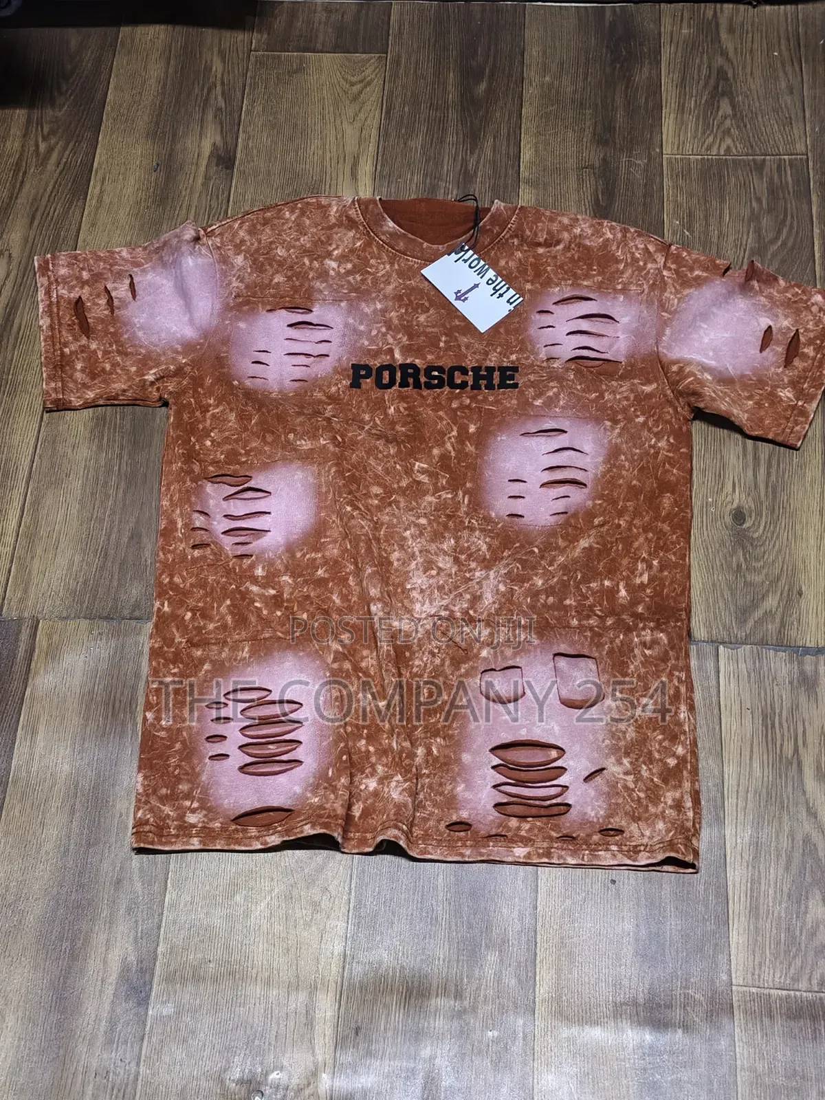 Quality Cotton Designer Acid Wash Rugged T Shirts
