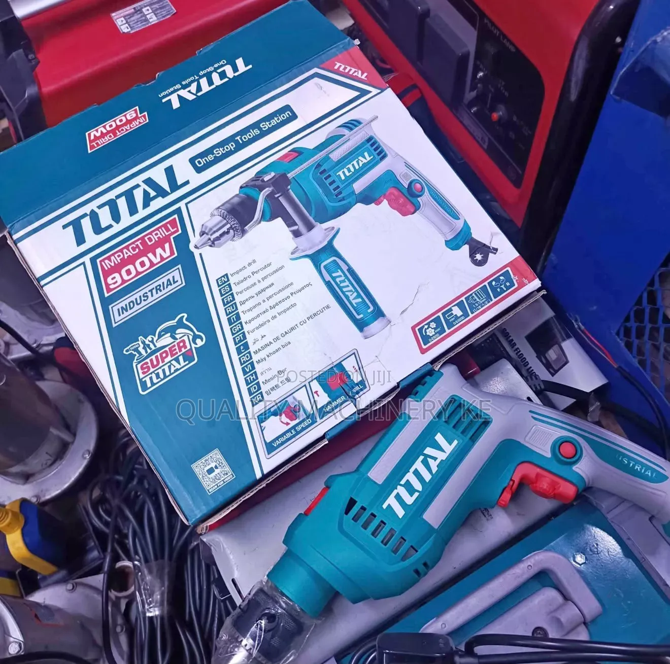 Lightweight 900w Impact Corded Drill
