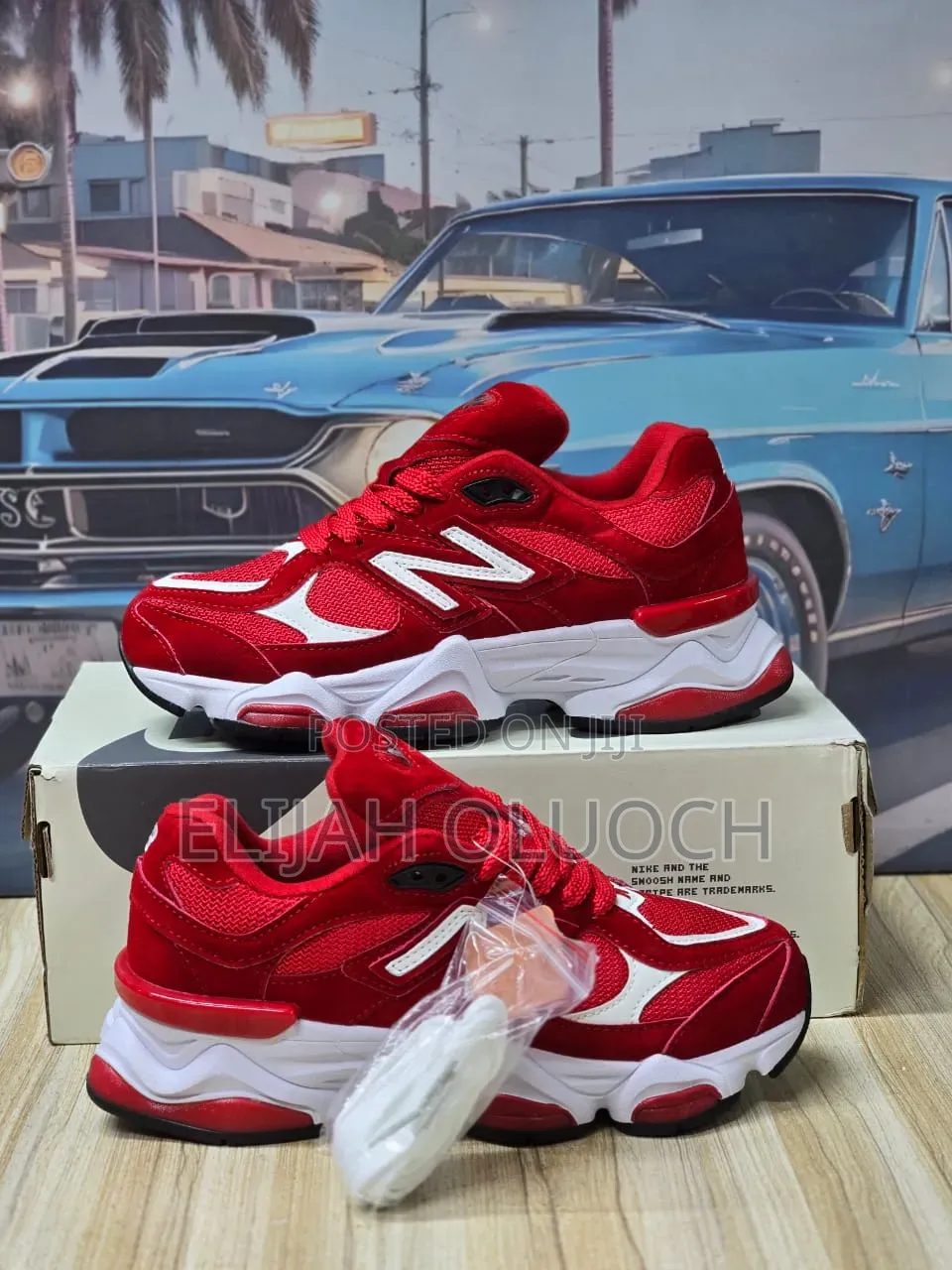 New New Nb 9060 " Crimson Red" Quality Sizes 37 -45