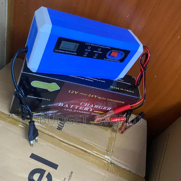 Smart Digital Battery Charger 12v/24v – Fast Charging With LCD Display