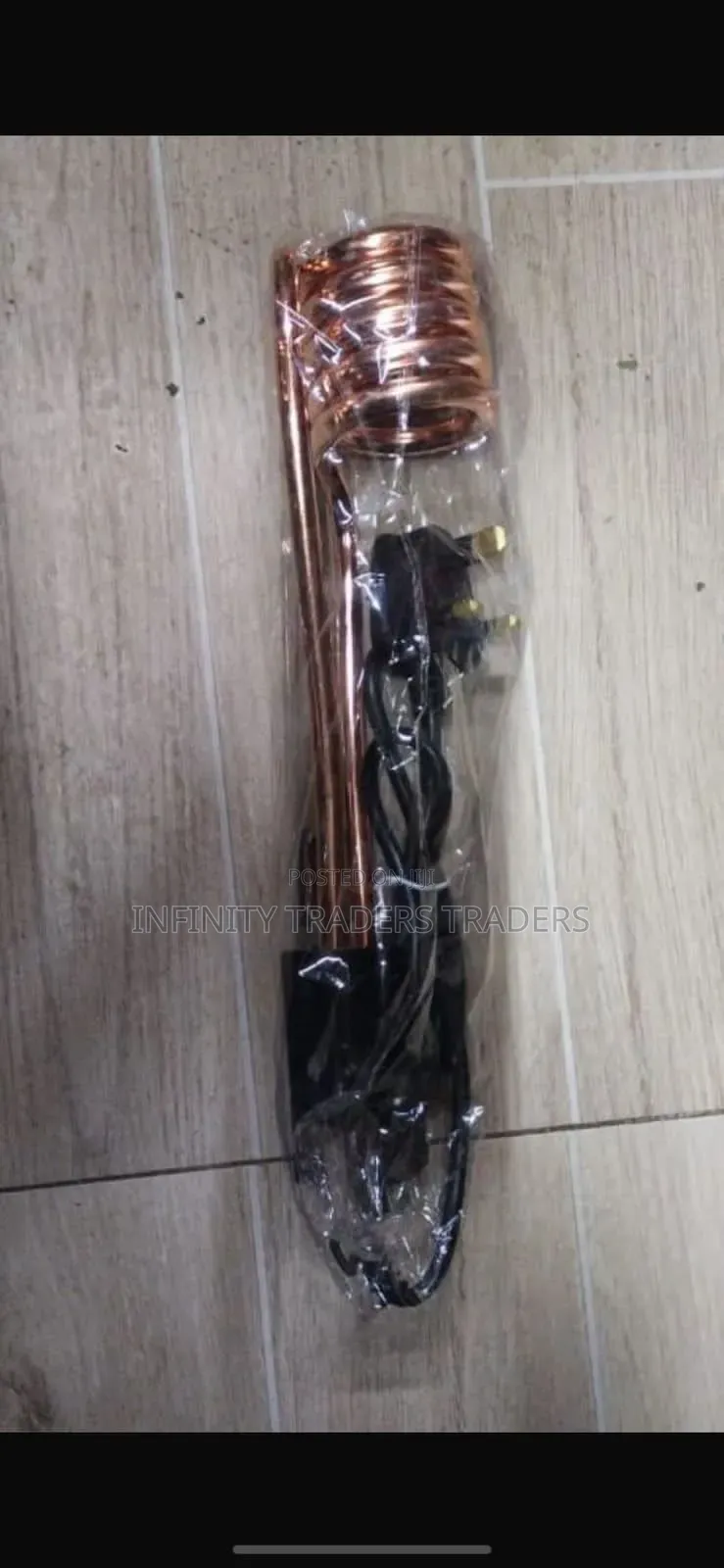 Black Electric Water Heater Coil