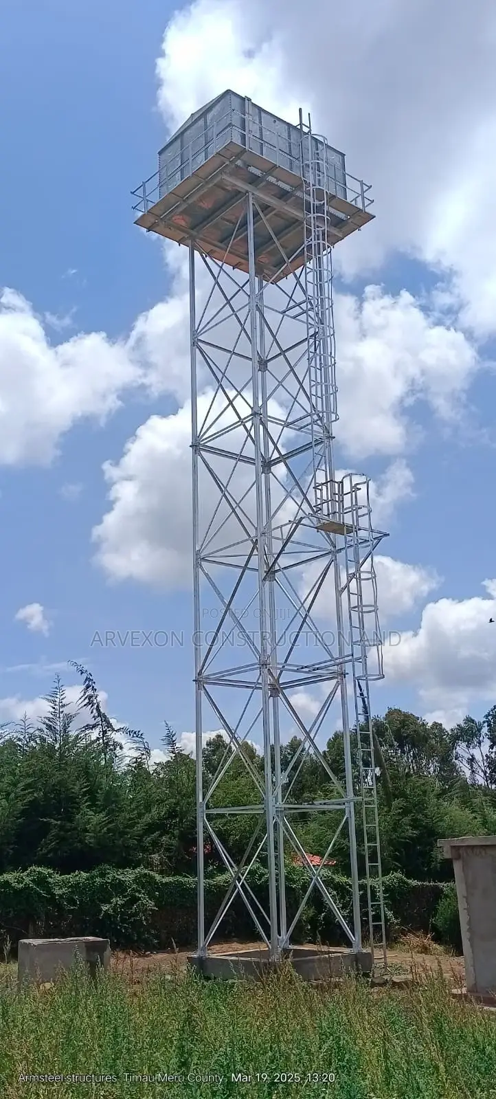 Steel Water Tower Fabrication