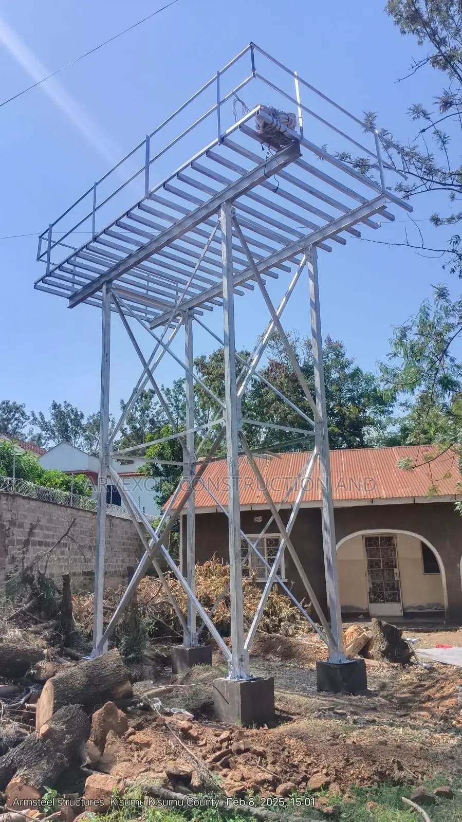 Steel Water Tower Fabrication