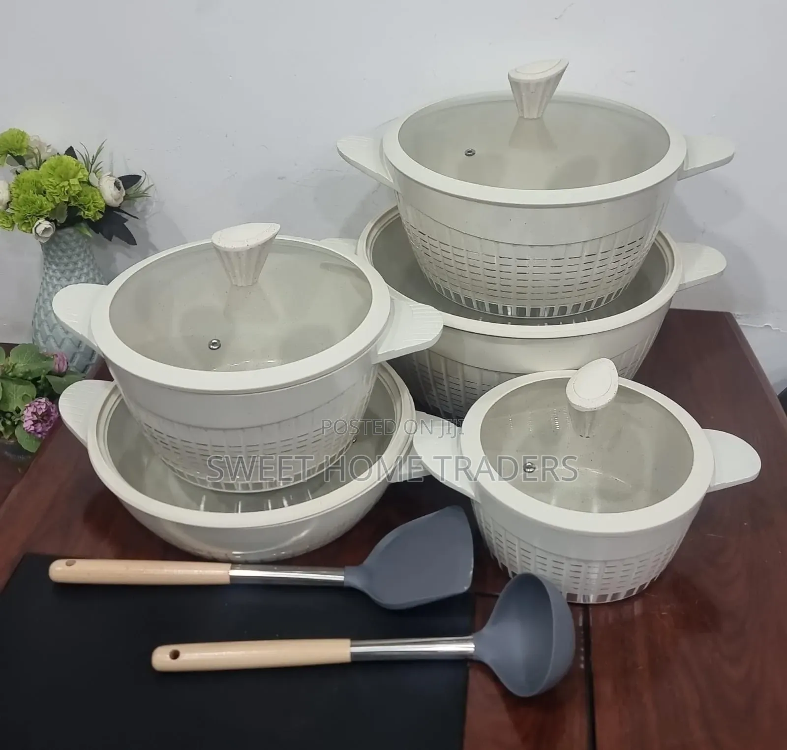 12pcs Lakyrain Granite Cookware Set Non Stick