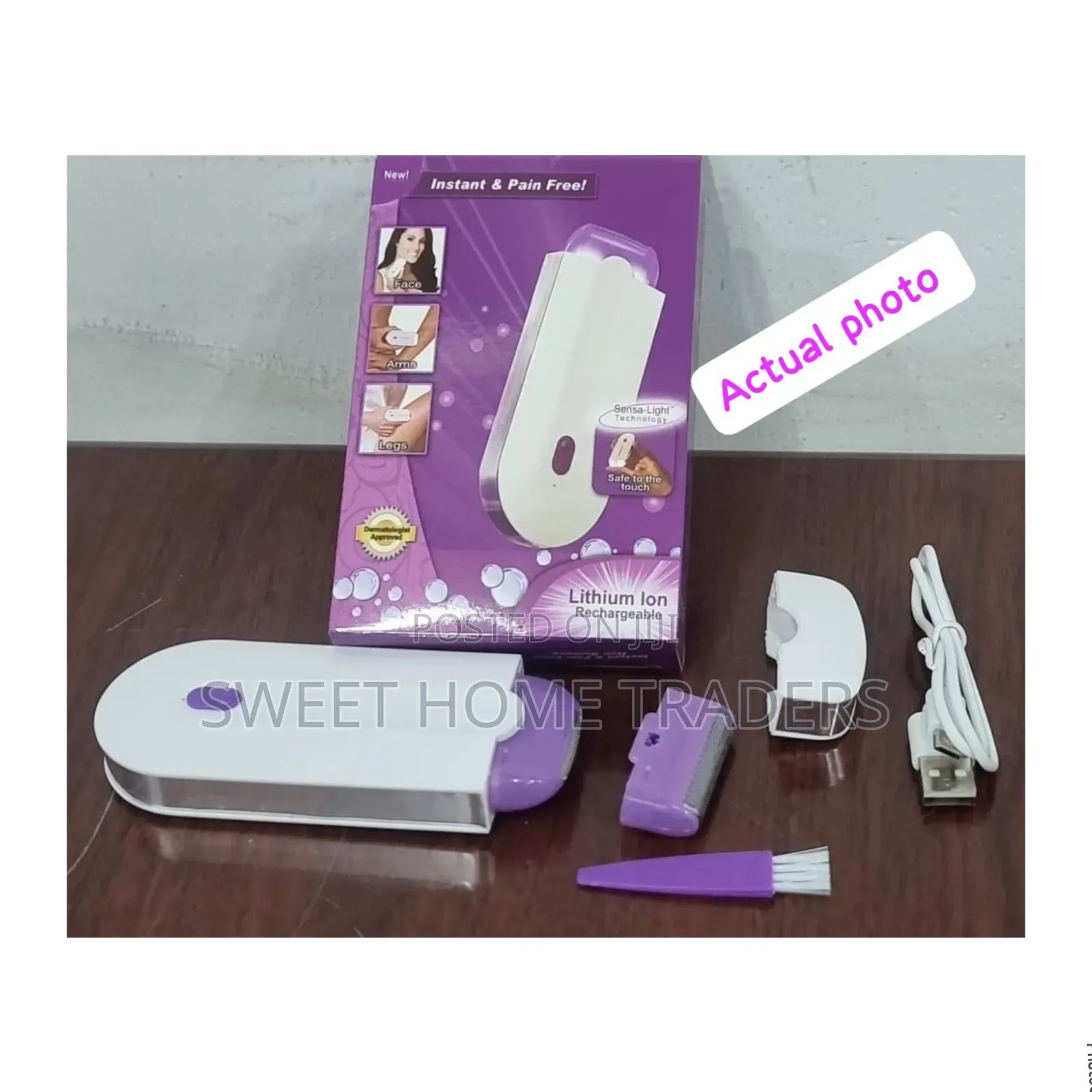 Recharble Usb Yes Finishing Touch Hair Shaver
