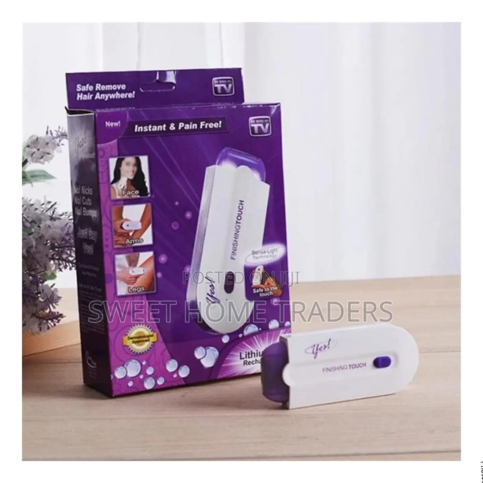 Pain Free Recharble Usb Yes Finishing Touch Hair Shaver