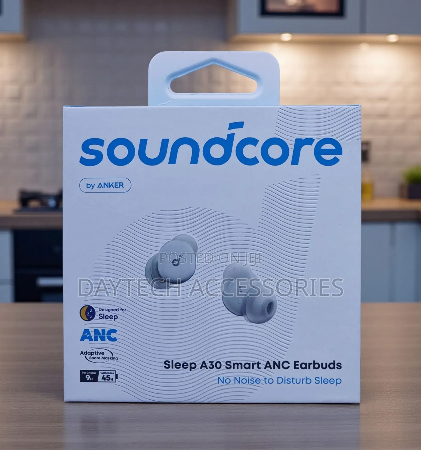 These Are Soundcore Sleep A30 Smart Anc Earbuds by Anker.