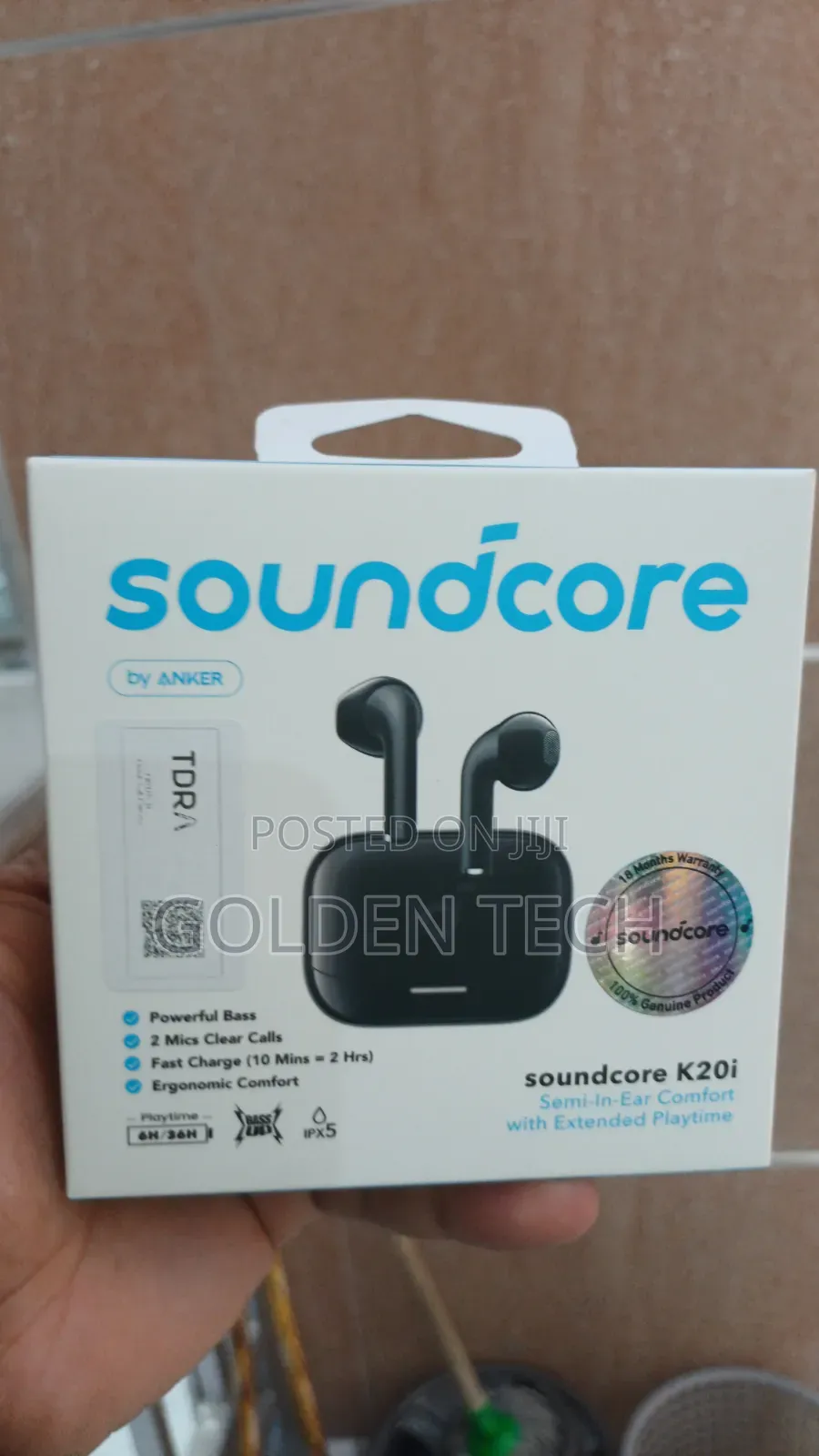 Original Soundcore K20i Semi in-Ear Bluetooth Earbuds