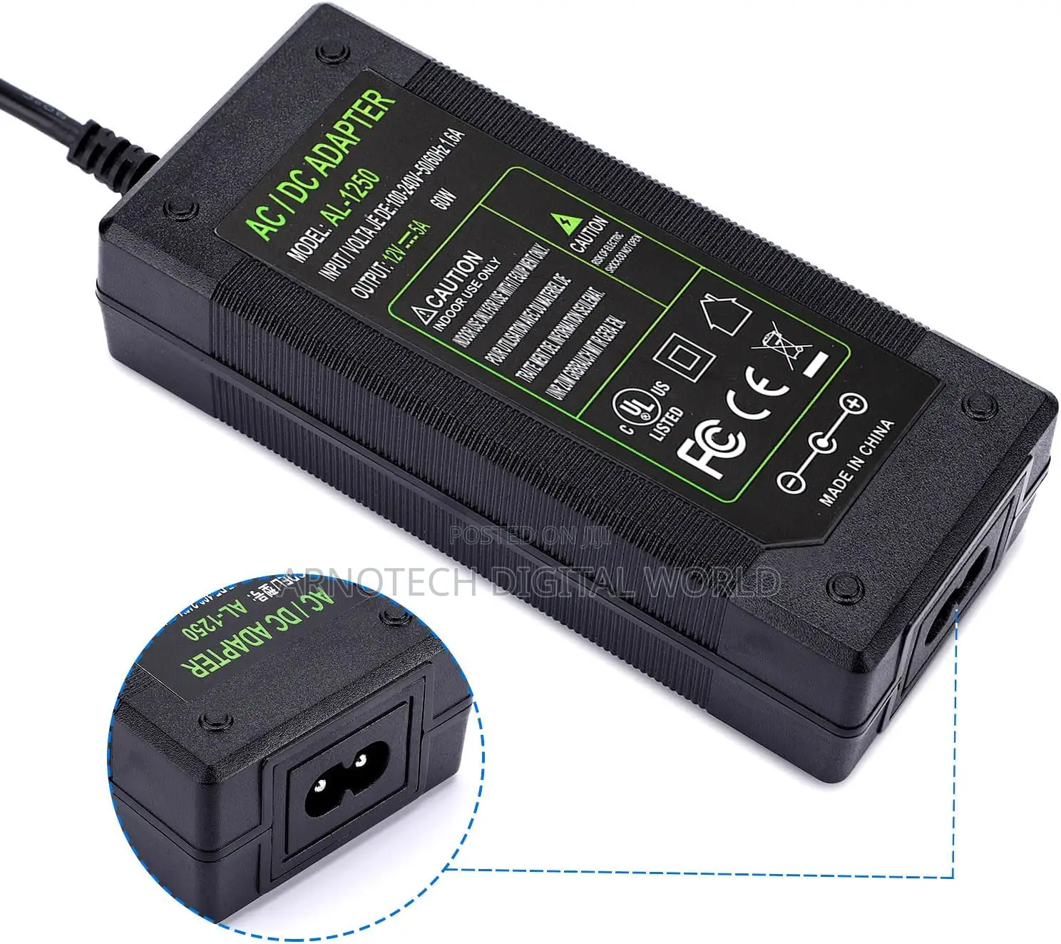12v/ 5a Ac-Dc Universal Power Adapter