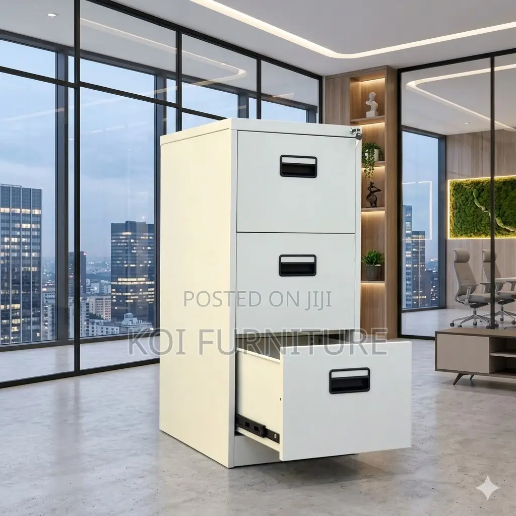 Office Cabinet; Three Drawers Steel Compart Cabinet