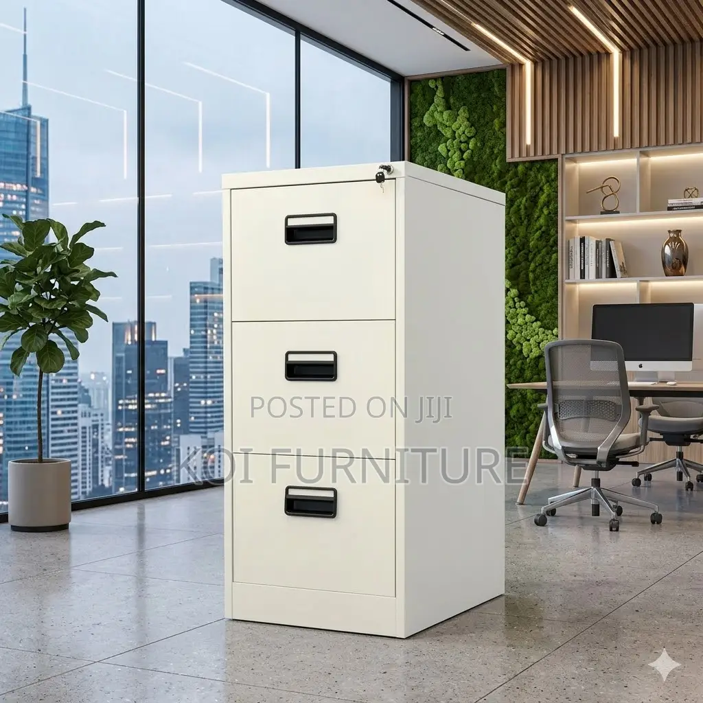 Office Cabinet; Three Drawers Steel Compart Cabinet