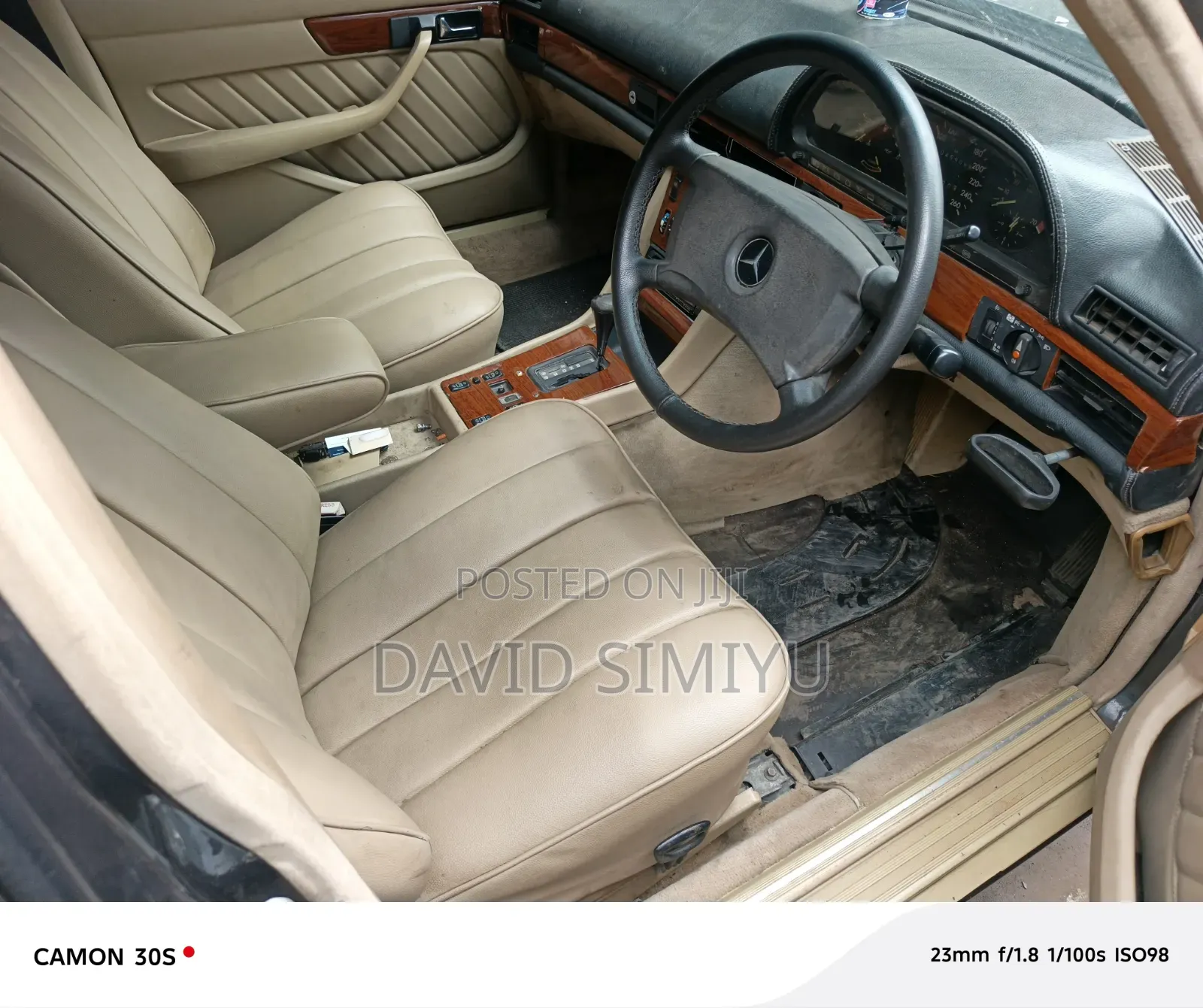 Mercedes-Benz 300E 1989 Black