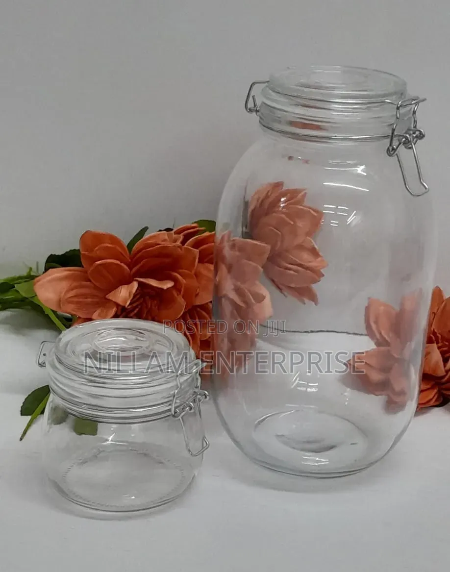 Airtight Storage Clip Top Jars