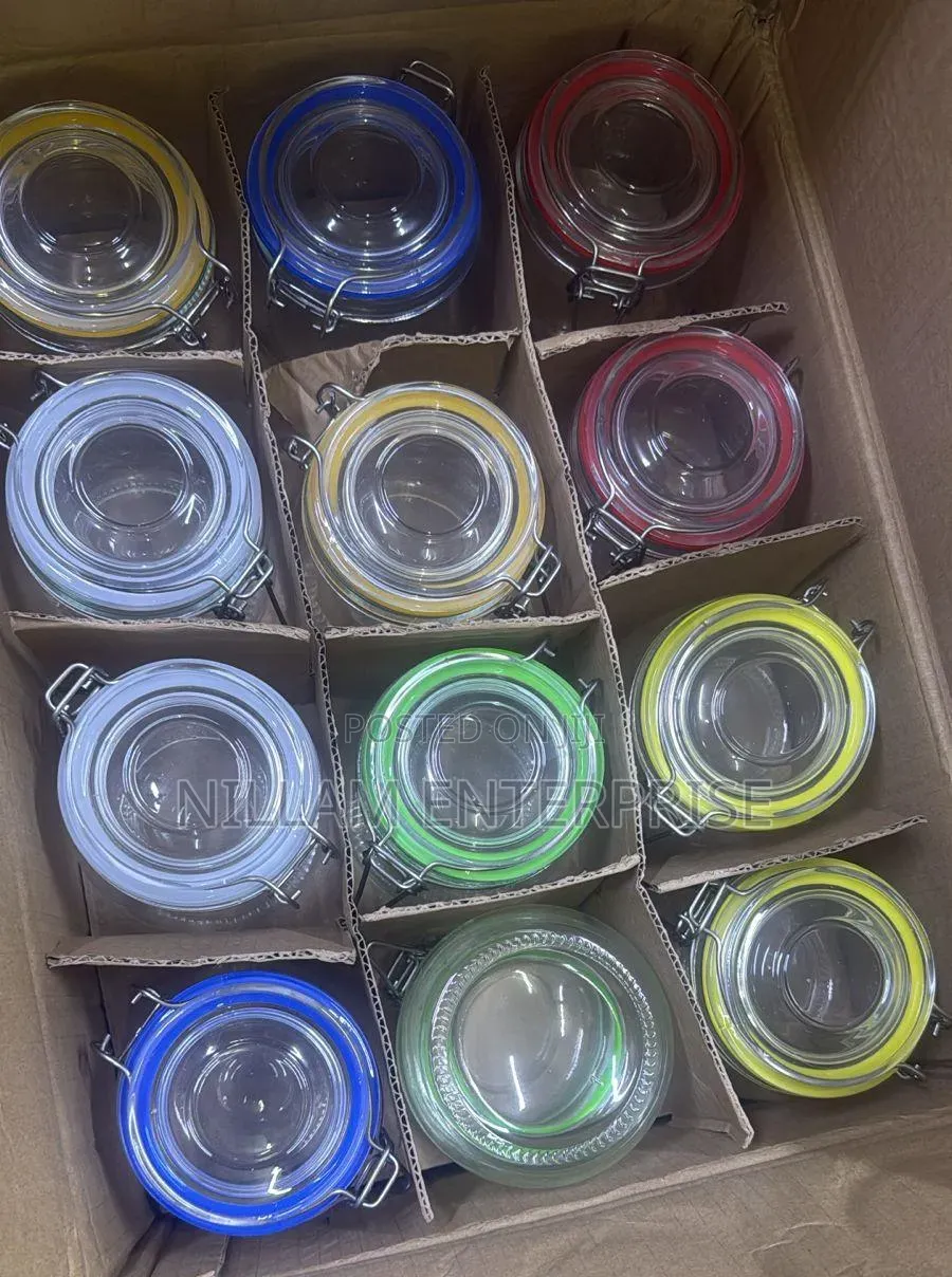 Airtight Storage Clip Top Jars