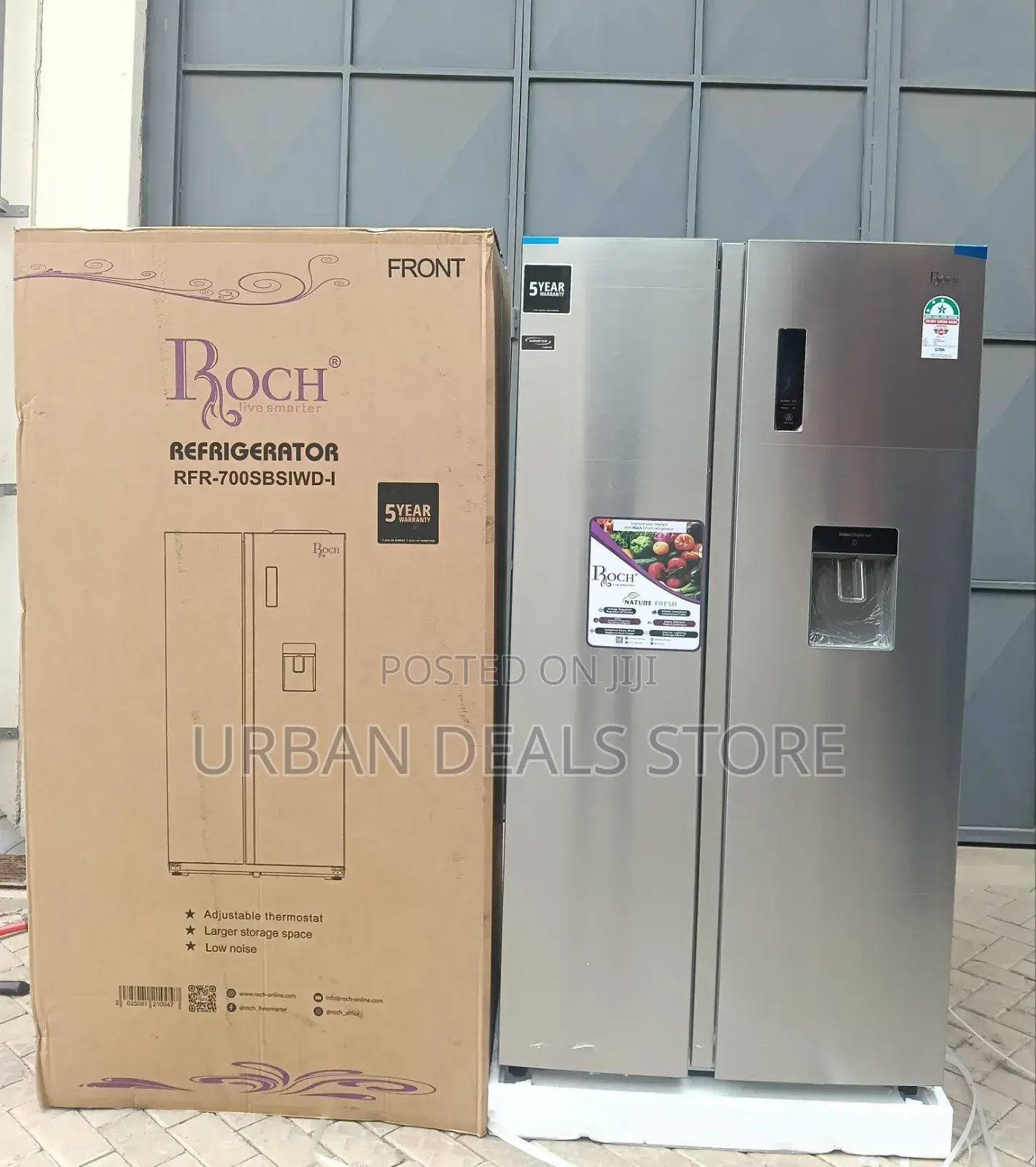 Roch Side-by-Side Refrigerator – Arfr-700sbw-B