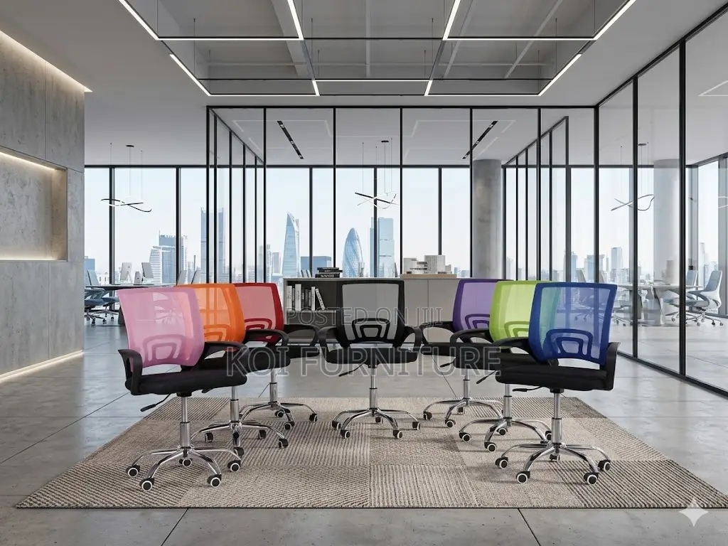 Office Chairs; Mesh Ergonomic Clerical Breatelle Chair