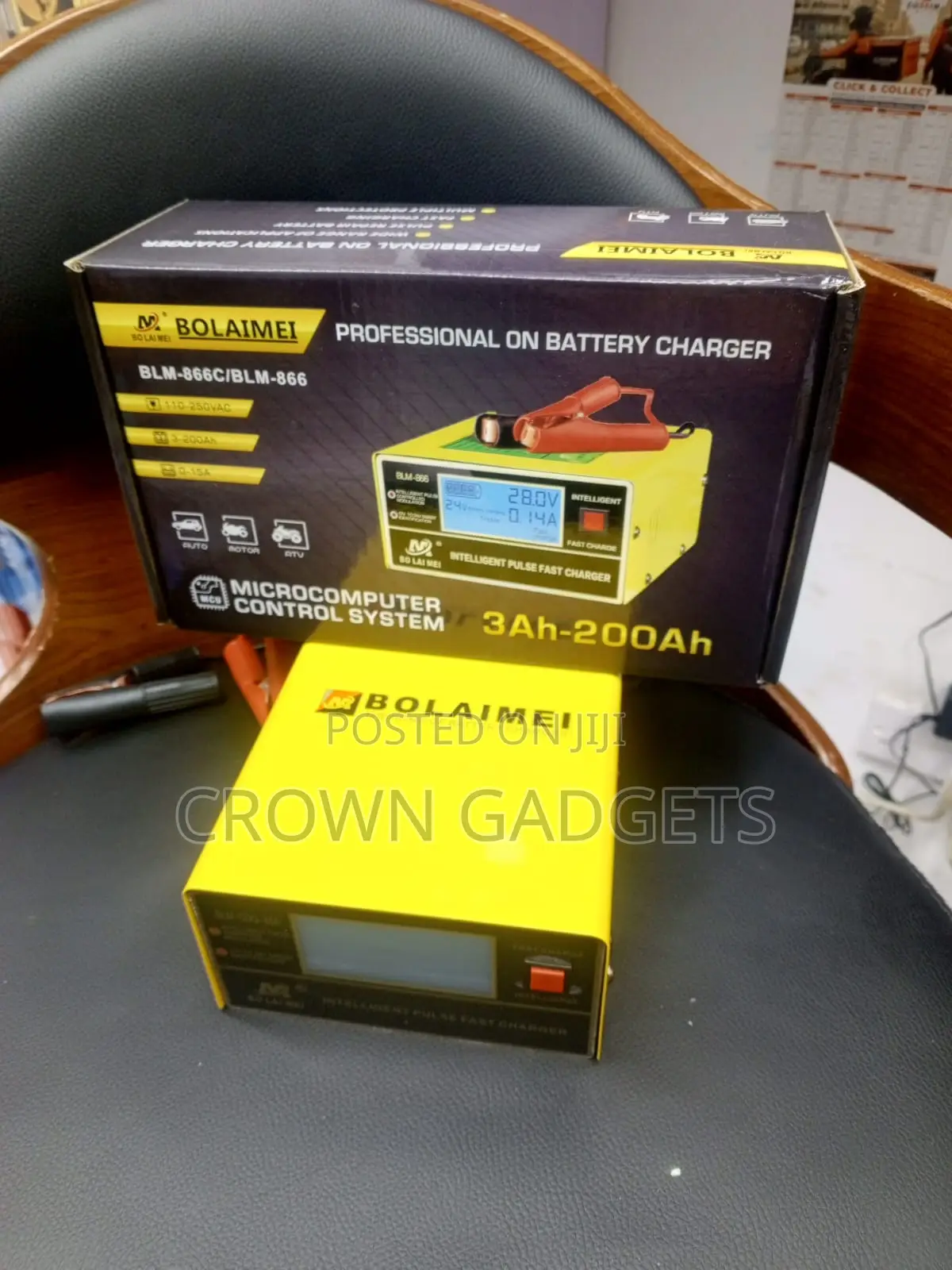 BLM-866 Intelligent Pulse Repair Charger for Agm Gel Battery