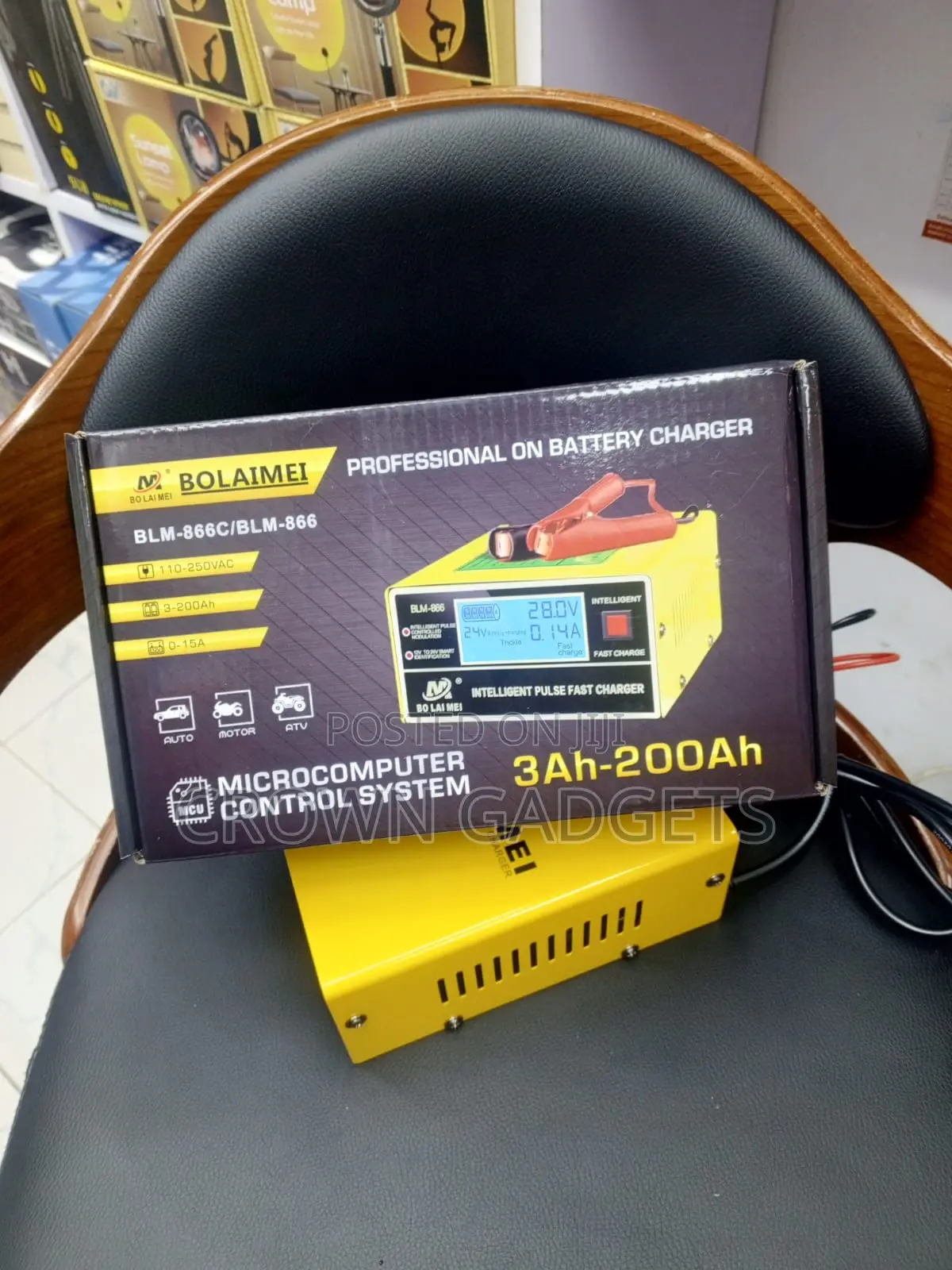 BLM-866 Intelligent Pulse Repair Charger for Agm Gel Battery