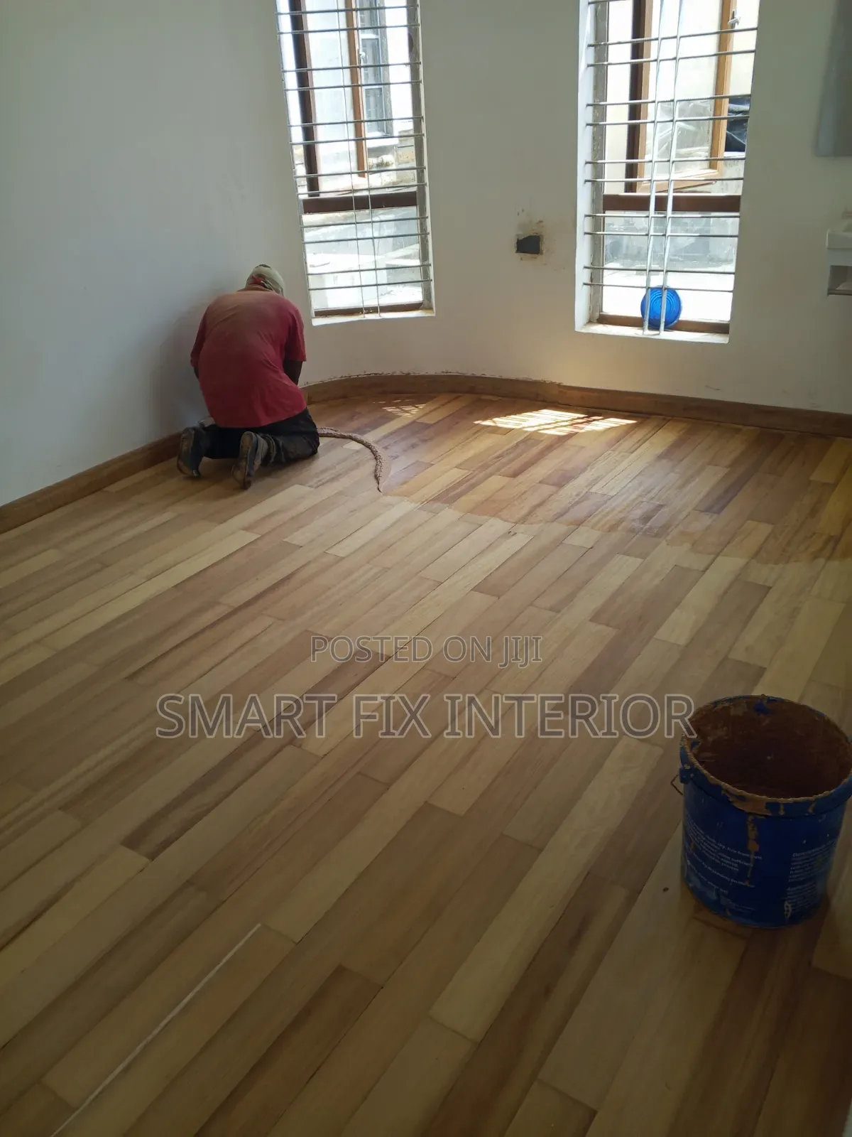 Fiori Installation Sanding and Polishing