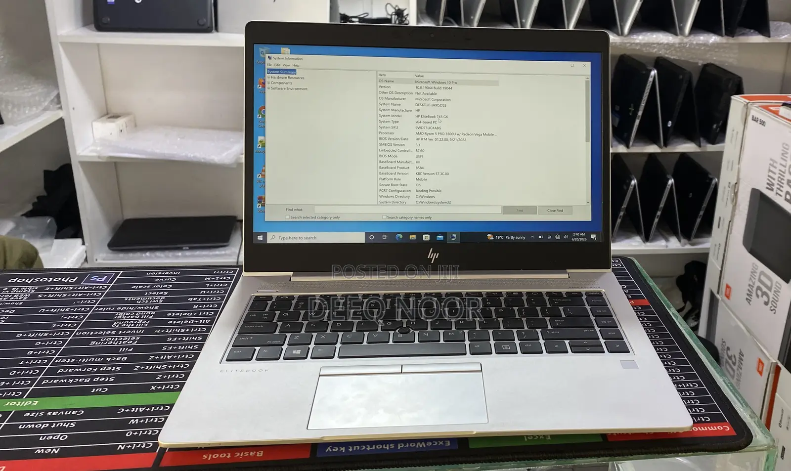 Laptop HP EliteBook 745 G6 8GB Intel Core i5 SSD 256GB