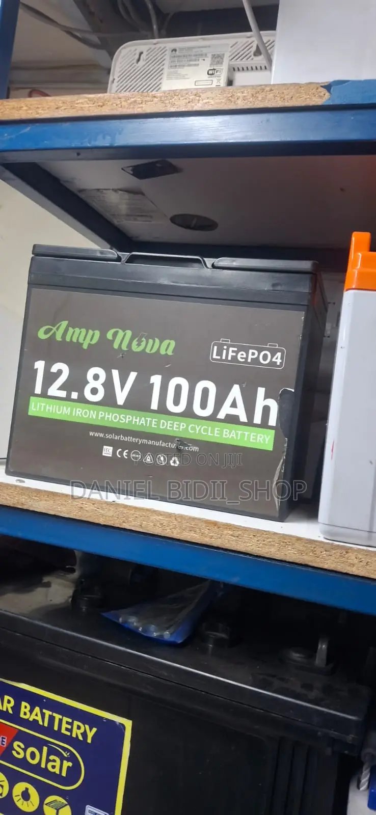 Amp Nova 100ah Lithium Phosphate Battery 12.8v