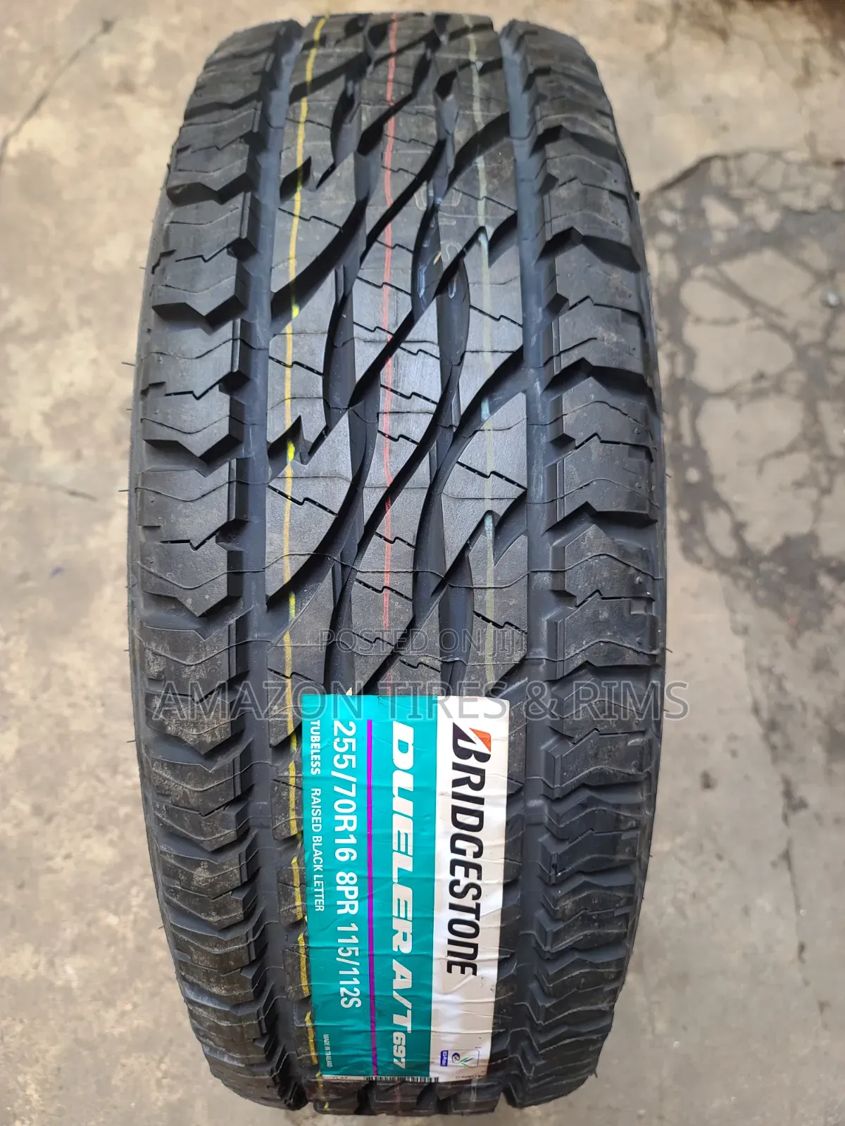 255/70 R16 Bridgestone Tyres Dueler a/T-697 8pr