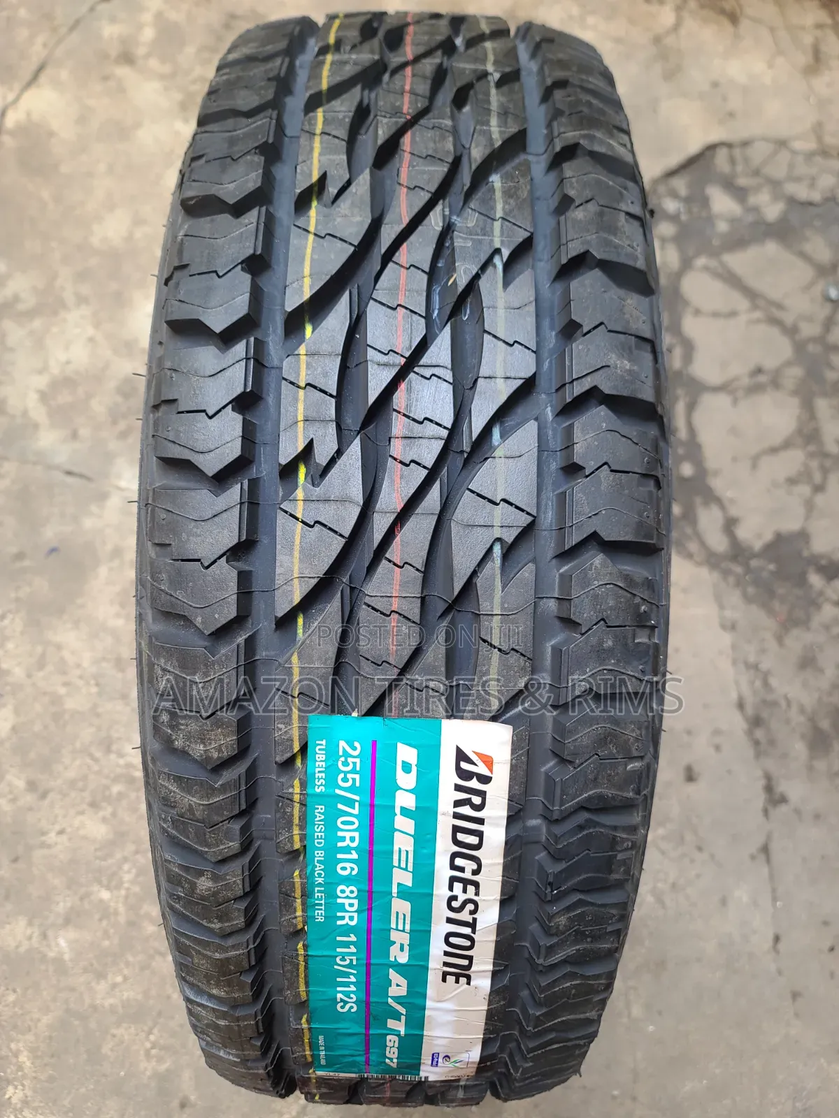 255/70 R16 Bridgestone Tyres Dueler a/T-697 8pr