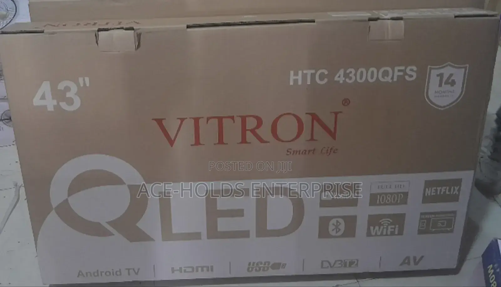 Htc3288qs Vitron Frameless - 32" Inches Smart Android Qled Tv