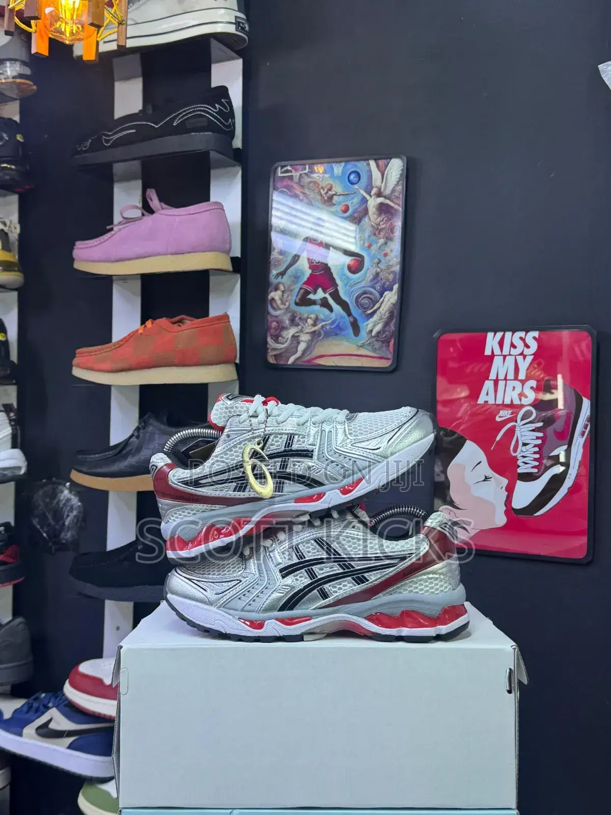 Asics Gel Kayano 14 Classic Red.