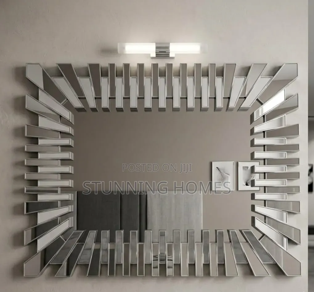 Rectangular Sunburst Decorative Mirror