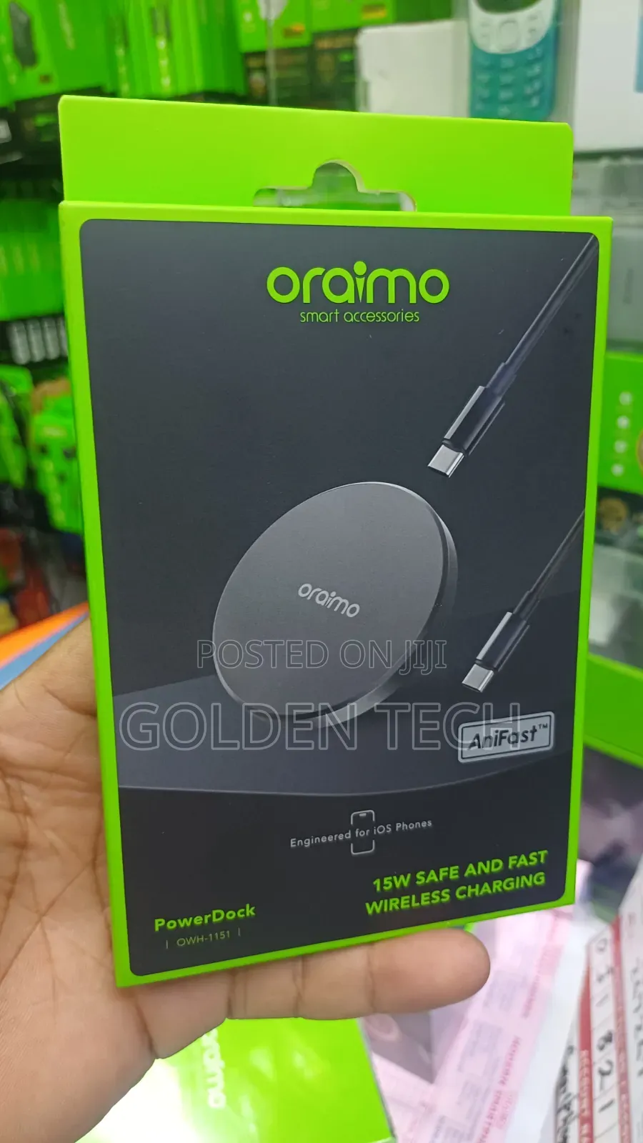 Oraimo Powerdock 15w Magnetic Wireless Charging Pad